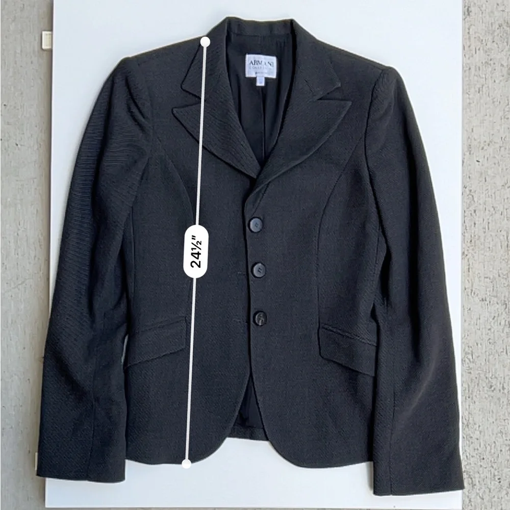 Armani Collezioni Vintage Y2K Fitted Blazer - Office Siren Corpcore Boardroom - Picture 15 of 15